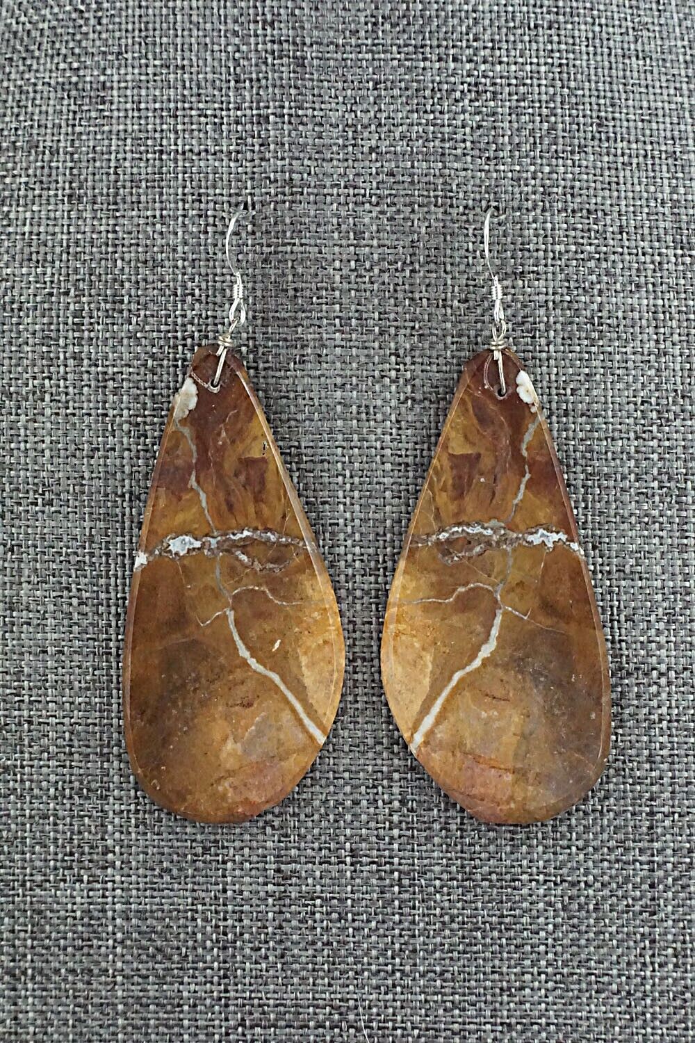 Wild Horse & Sterling Silver Earrings - Francis Garcia