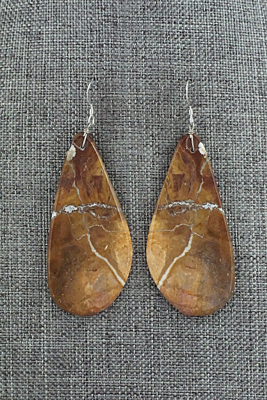 Wild Horse & Sterling Silver Earrings - Francis Garcia