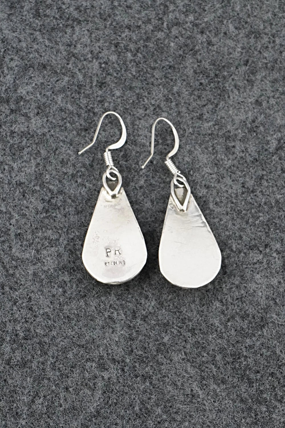 Spiny Oyster & Sterling Silver Earrings - Priscilla Reeder