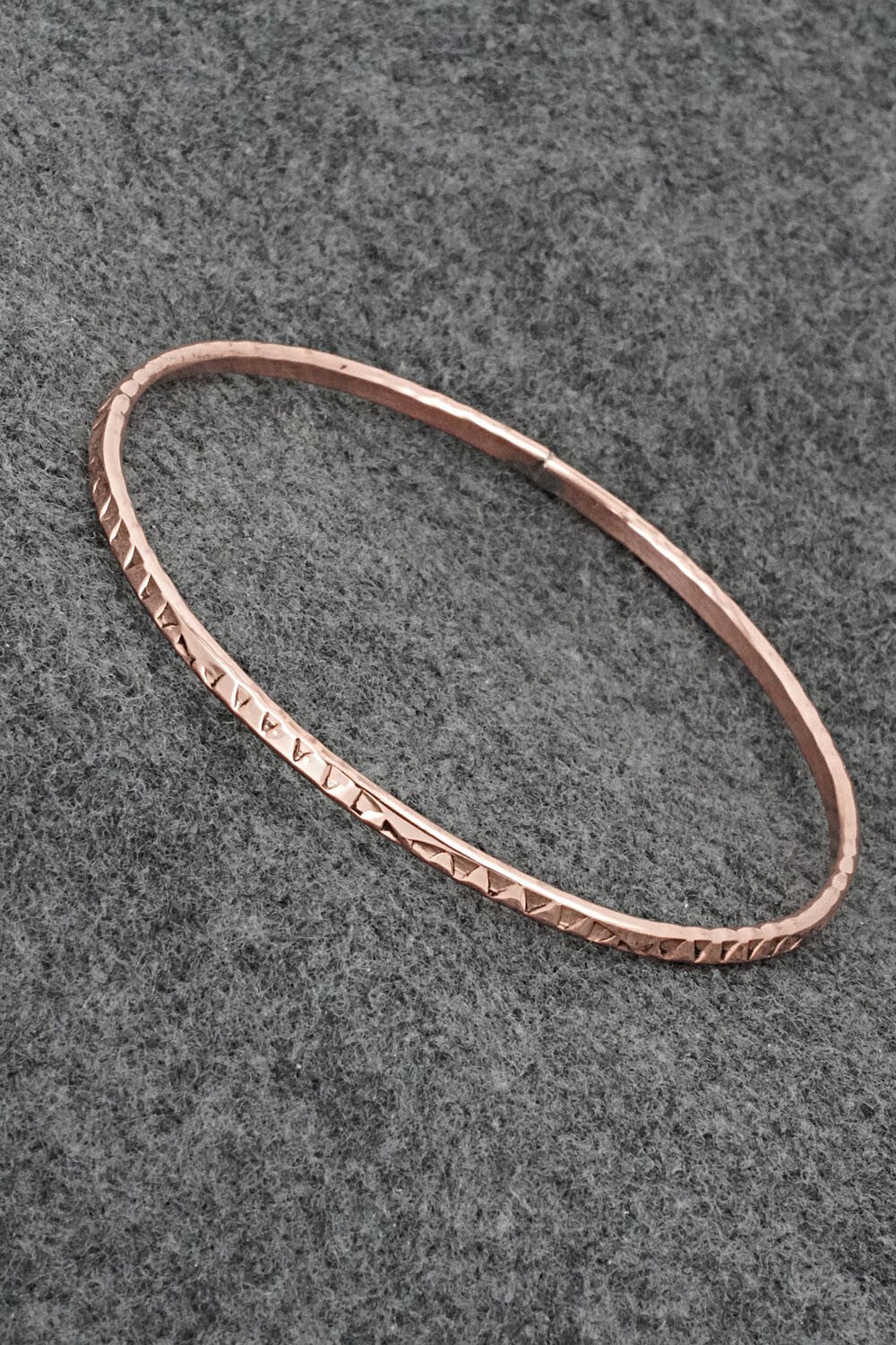 Copper Bangle Bracelet - Elaine Tahe