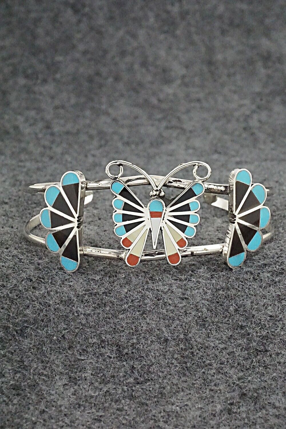 Multi-Stone & Sterling Silver Bracelet - Adrian Wallace
