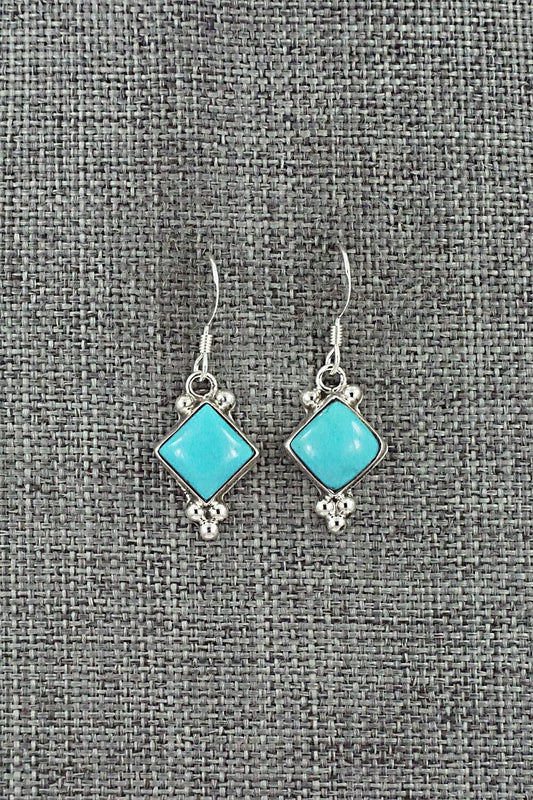 Turquoise and Sterling Silver Earrings - Sharon McCarthy