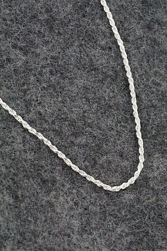 Sterling Silver Chain Necklace - Sterling Silver 30"