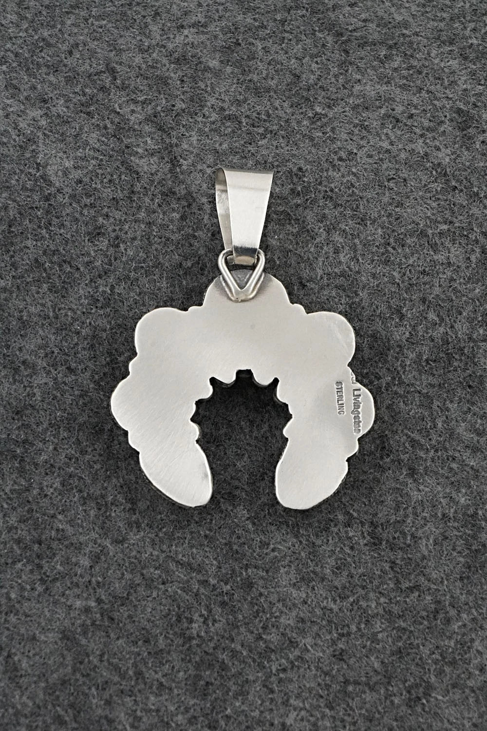 Turquoise & Sterling Silver Pendant - Paul Livingston