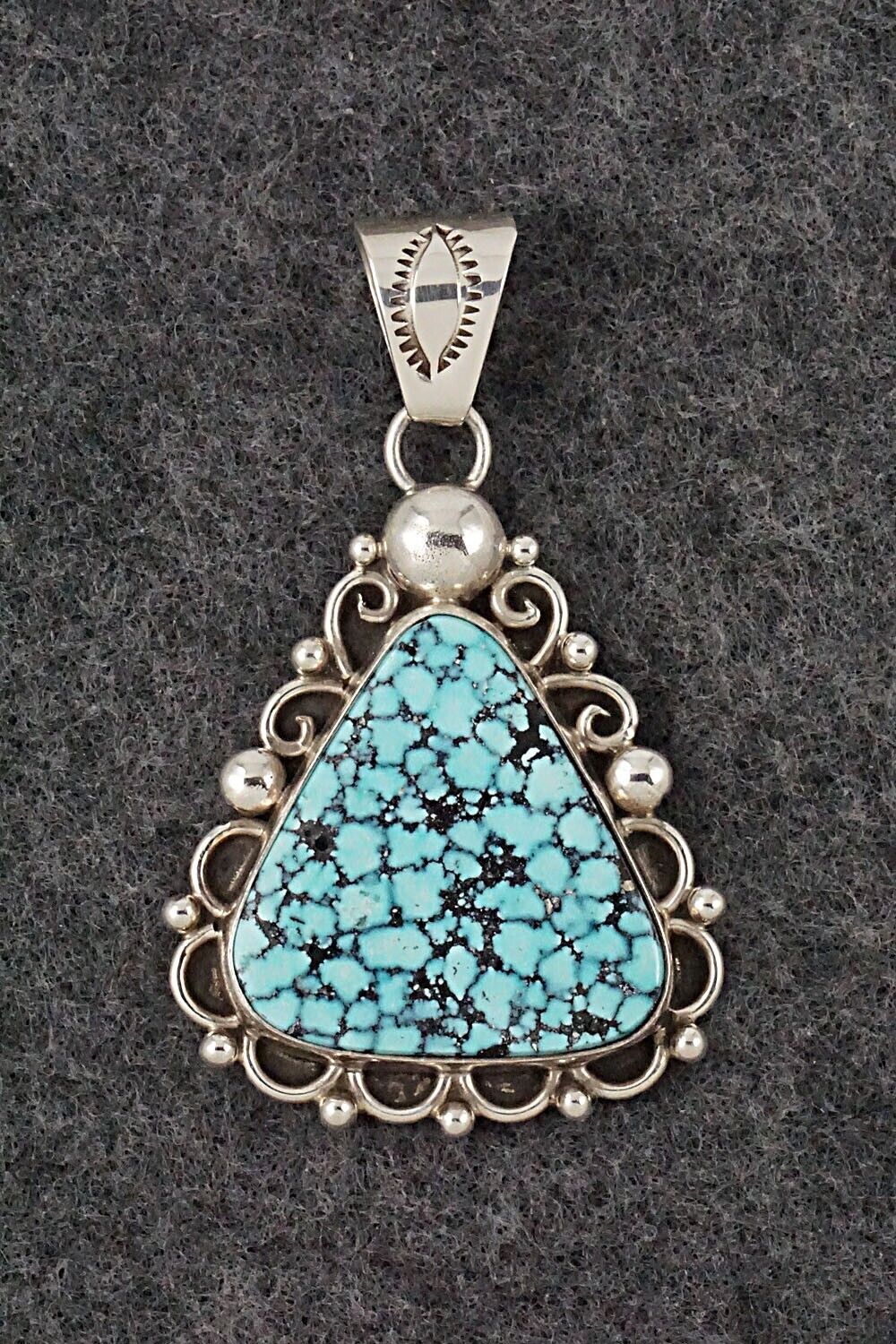 Turquoise & Sterling Silver Pendant and Earrings Set - Oliver Smith