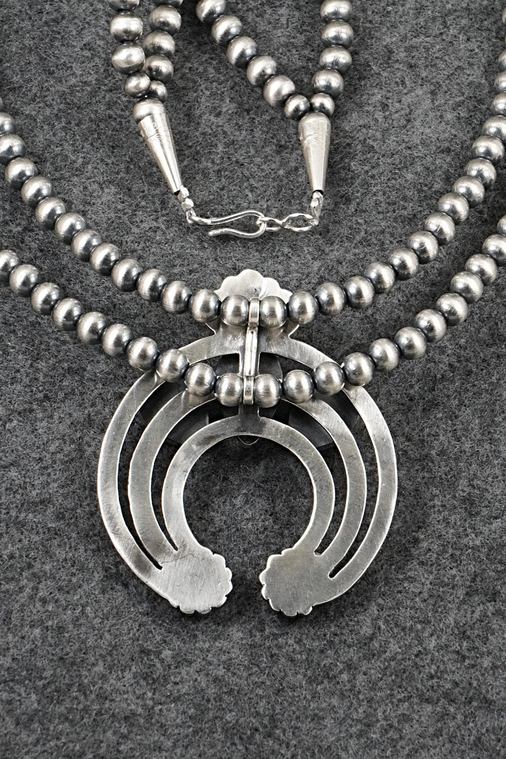 Turquoise & Sterling Silver Necklace - Davey Morgan