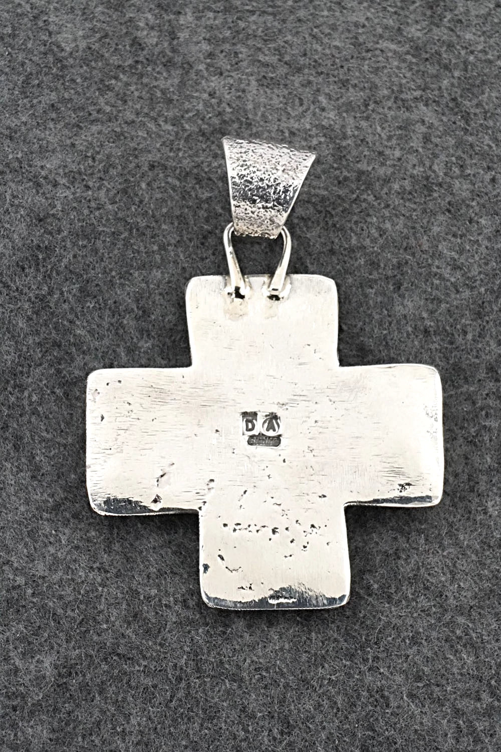 Turquoise & Sterling Silver Pendant - Delbert Arviso