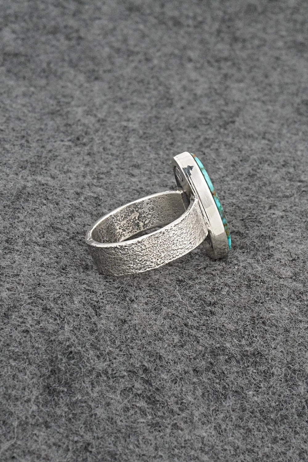Turquoise & Sterling Silver Ring - Cody Noble - Size 10.5