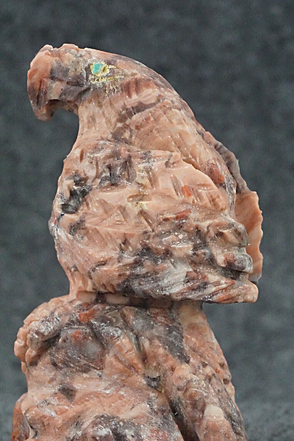 Eagle with Rabbit Zuni Fetish Carving - Jon Quam