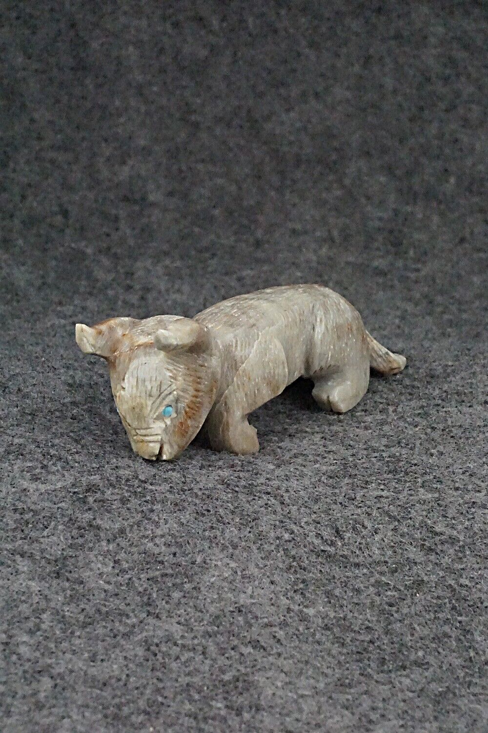 Bull Zuni Fetish Carving - Lindsey Cheama