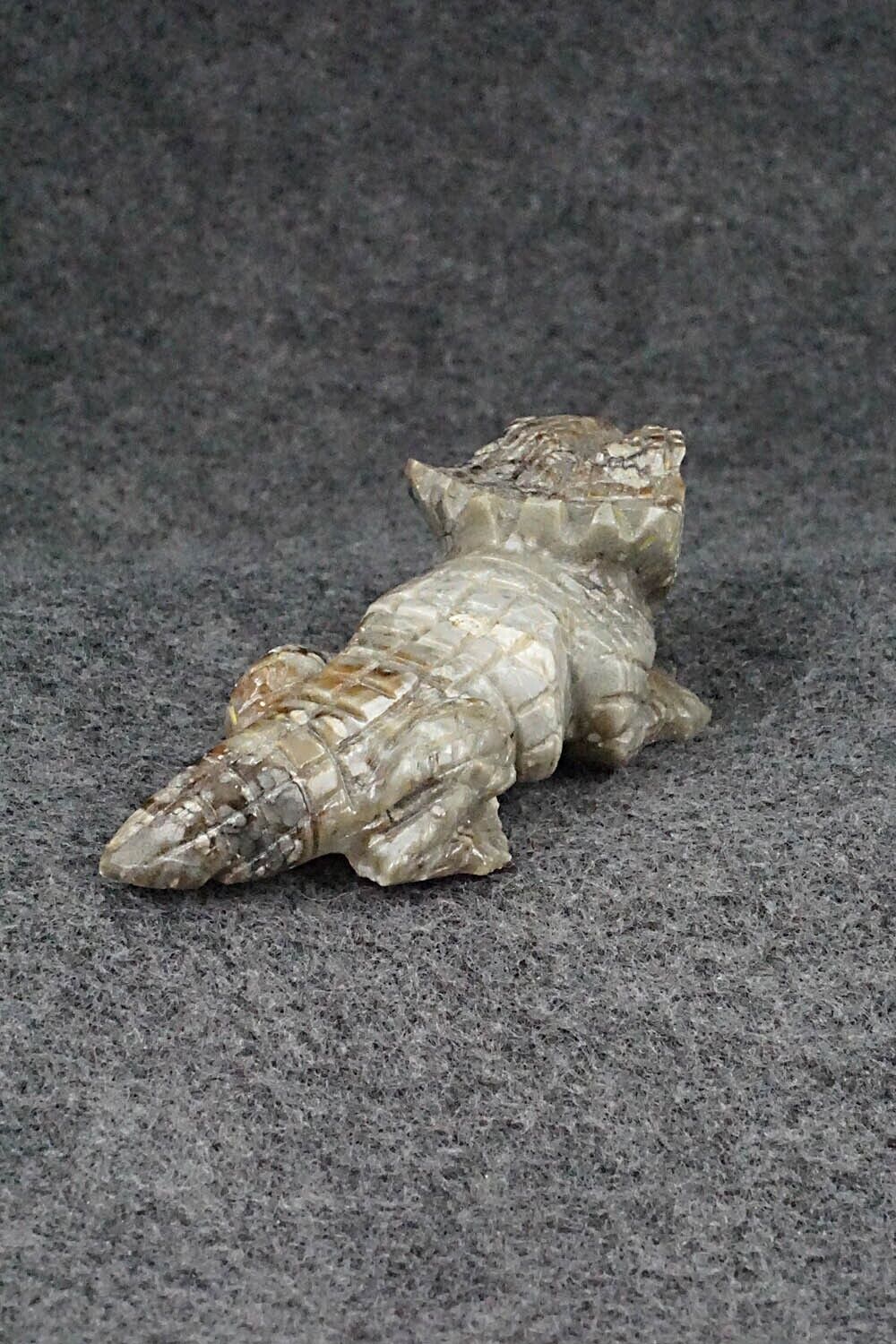 Horned Toad Zuni Fetish Carving - Tony Mackel