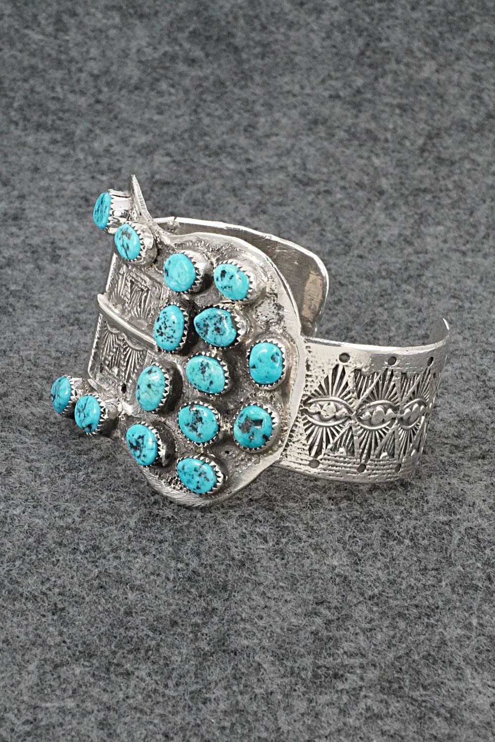 Turquoise & Sterling Silver Bracelet - Delbert Arviso