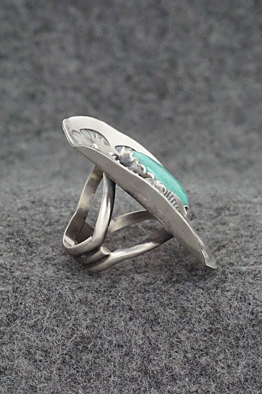 Turquoise & Sterling Silver Ring - Tim Yazzie - Size 6.5