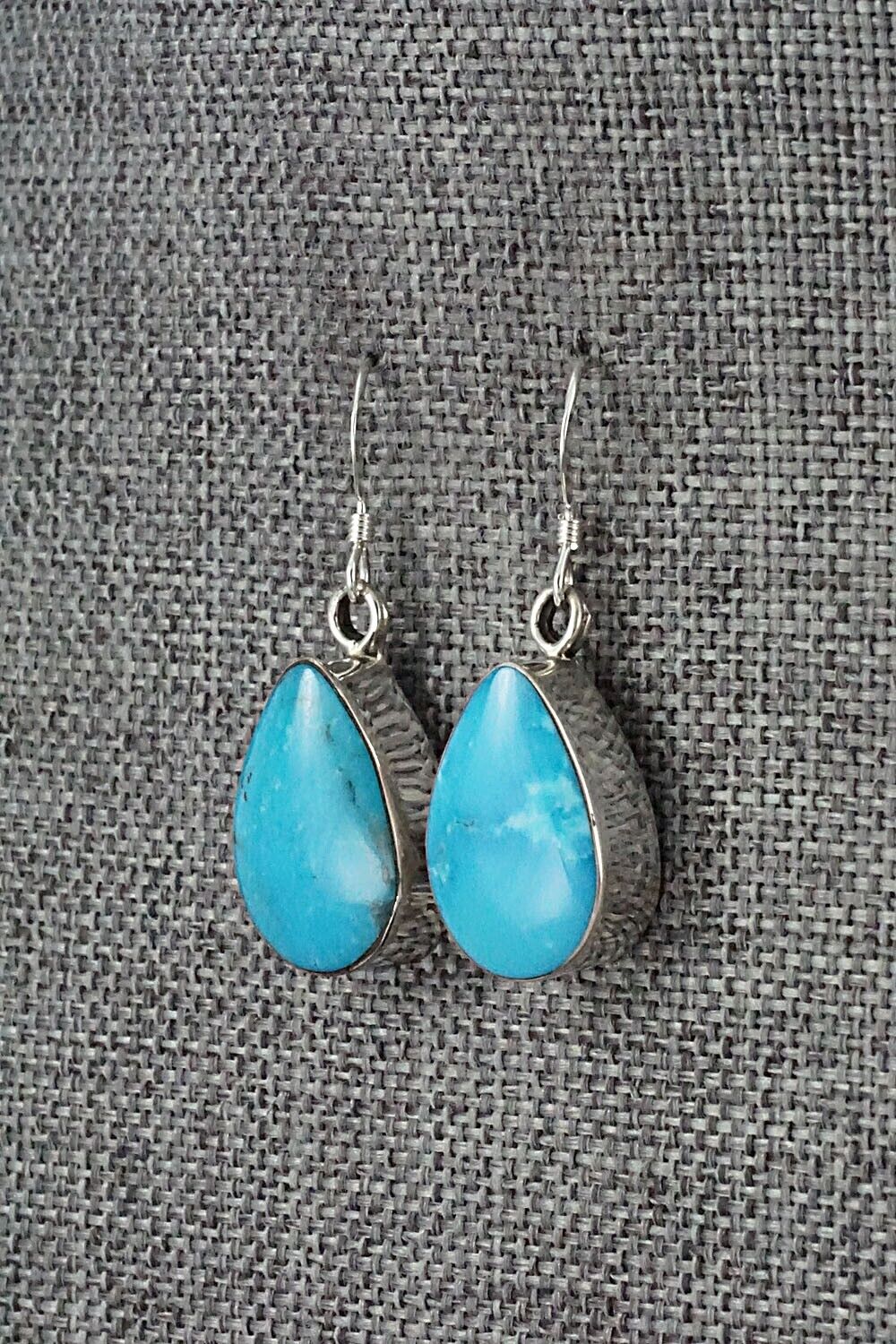 Turquoise & Sterling Silver Earrings - Sadie Jim