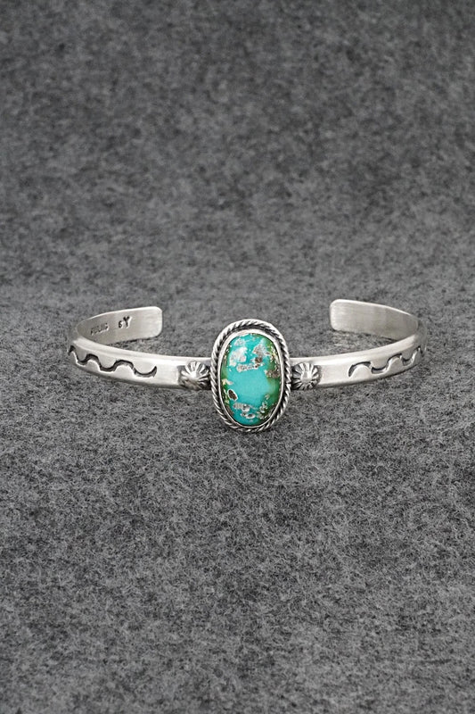 Turquoise & Sterling Silver Bracelet - Samuel Yellowhair