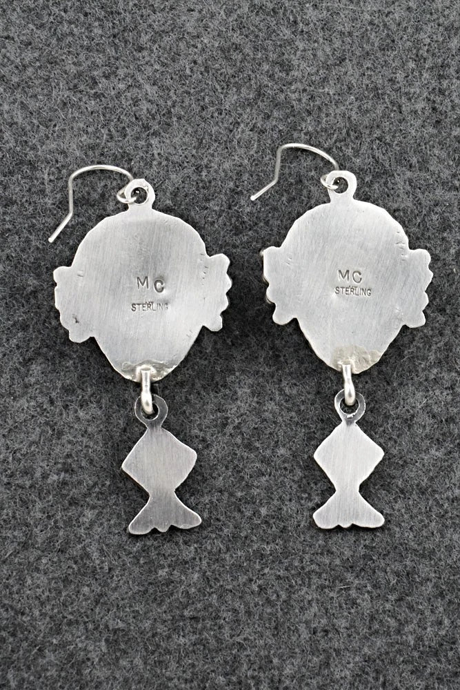 Turquoise & Sterling Silver Earrings - Michael Calladitto