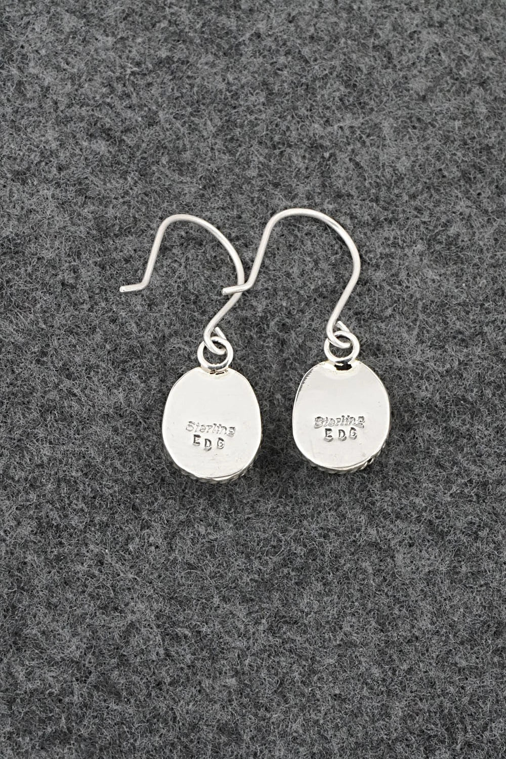 Turquoise & Sterling Silver Earrings - Eugene Gruber