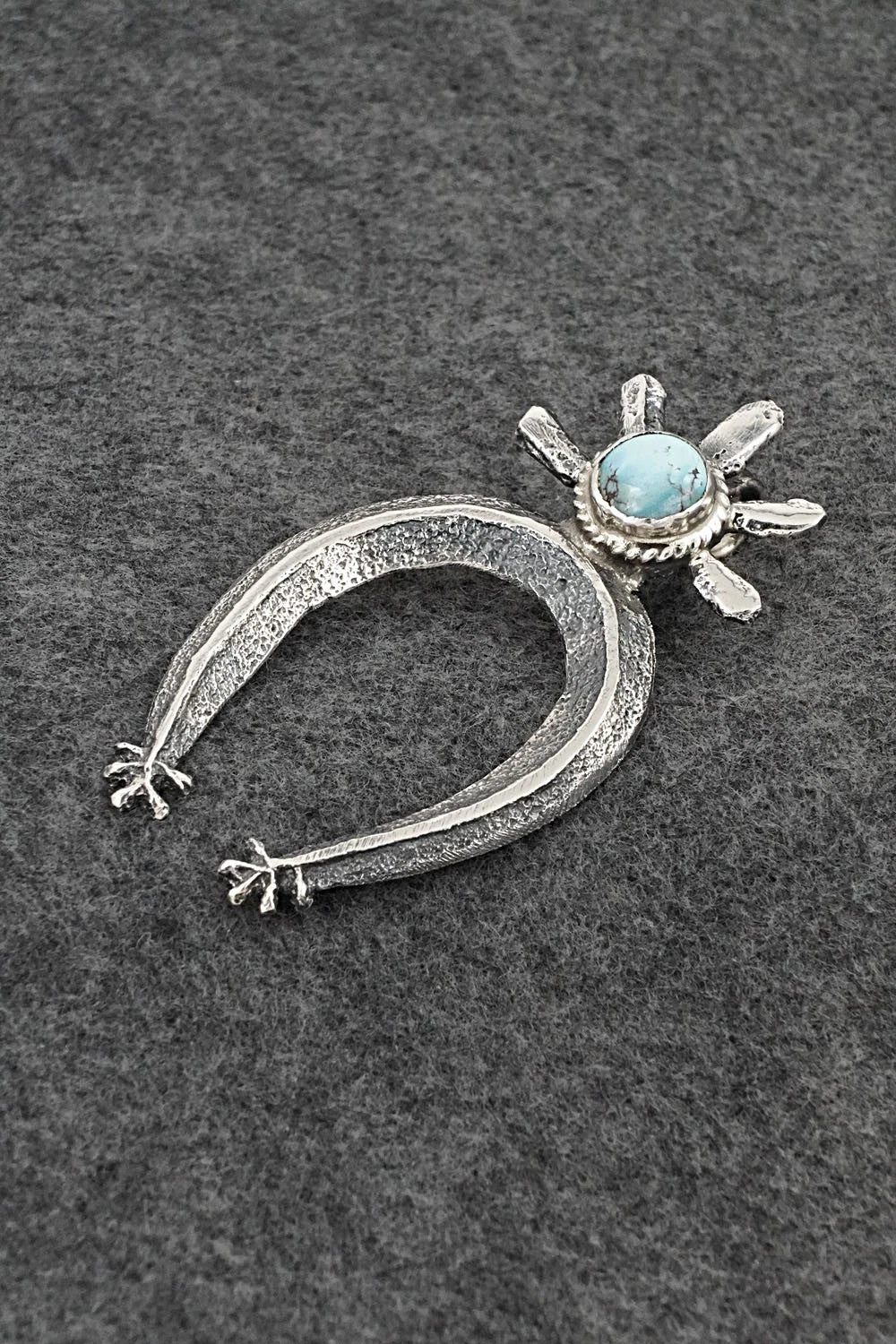 Turquoise & Sterling Silver Pendant - Delbert Arviso