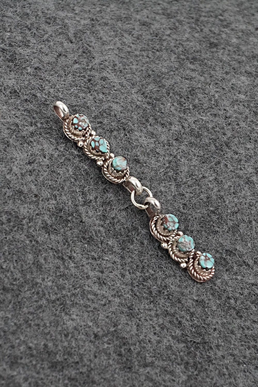 Turquoise & Sterling Silver Pendant - Jared Burns