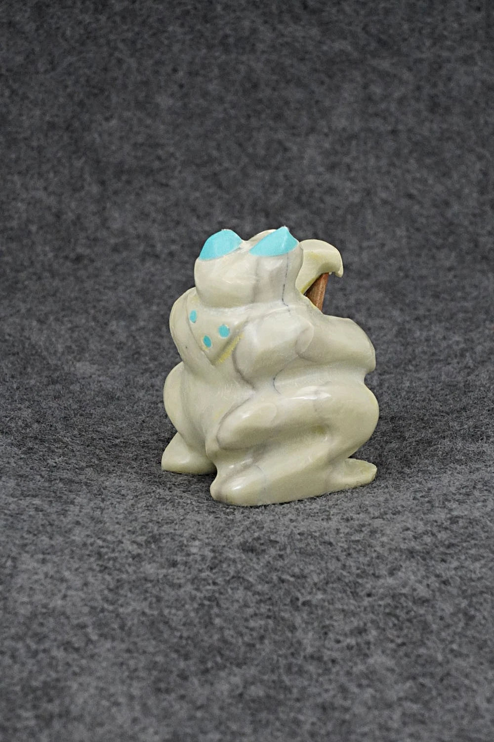 Frog Zuni Fetish Carving - Freddie Leekya