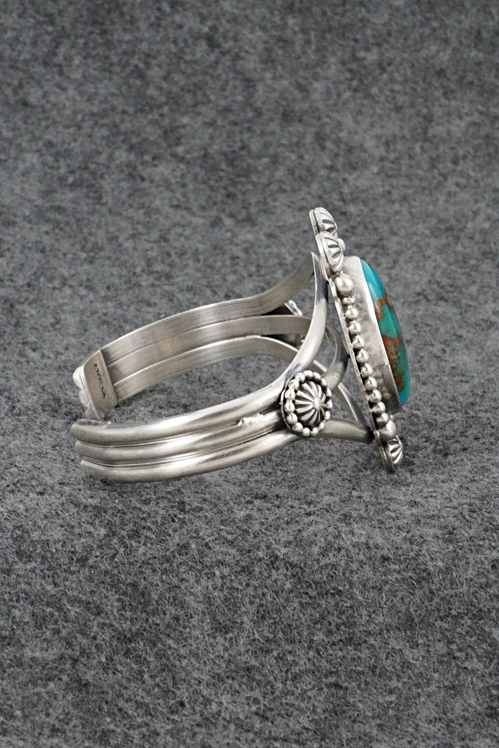 Turquoise & Sterling Silver Bracelet - Michael Calladitto