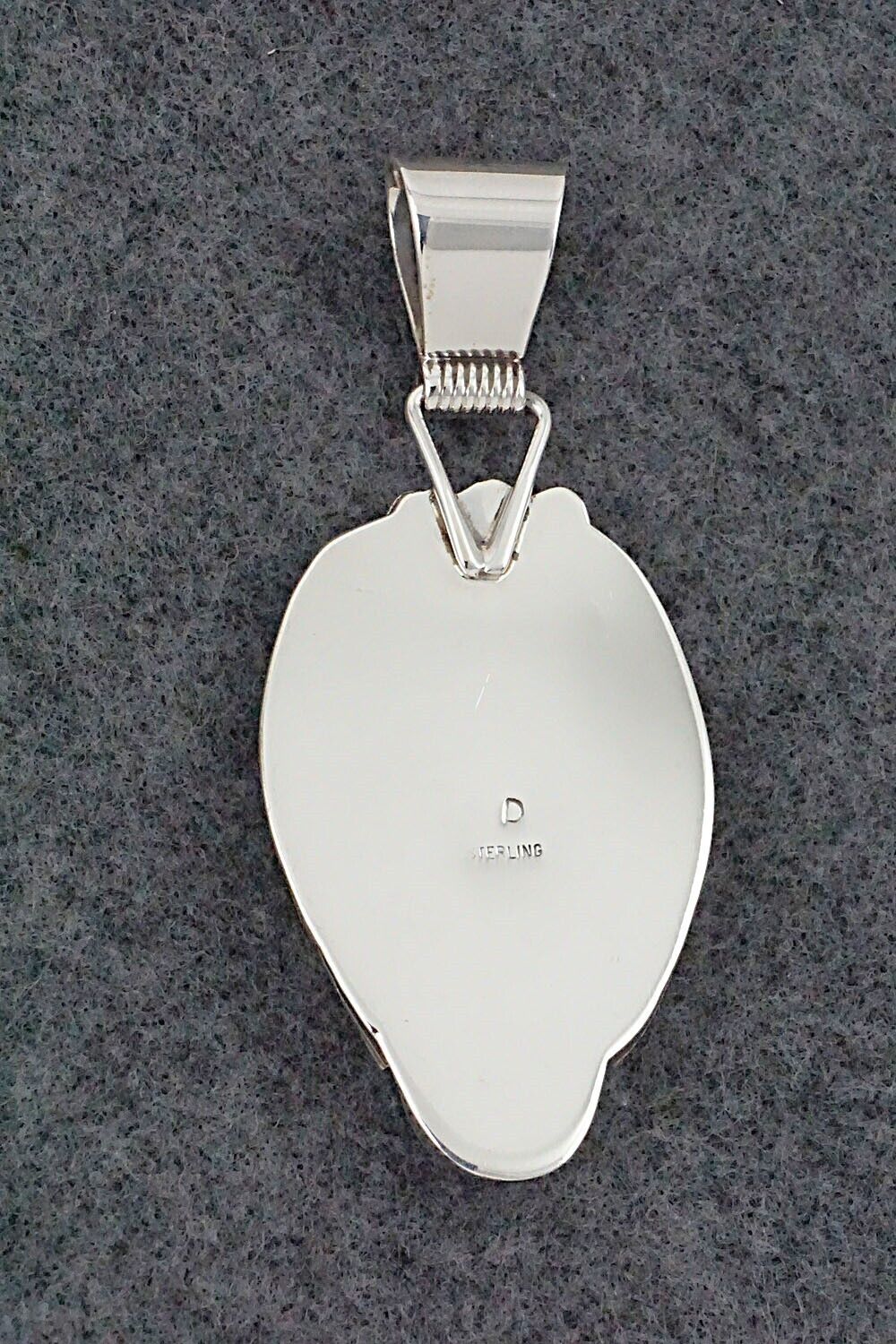 Turquoise & Sterling Silver Pendant - Davey Morgan