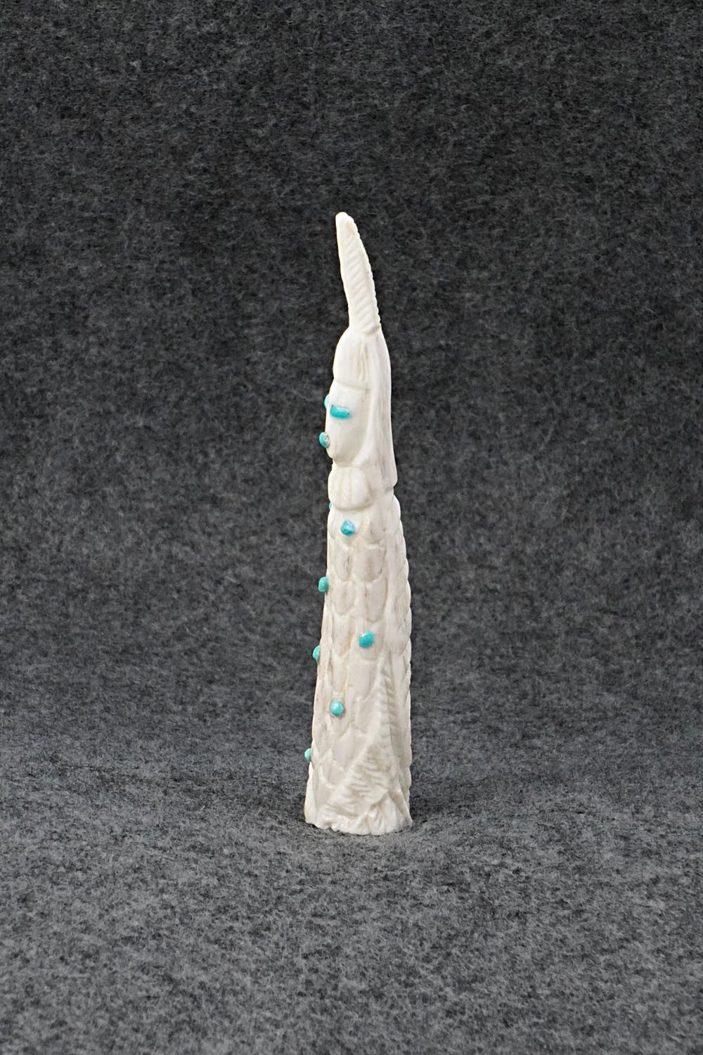 Corn Maiden Zuni Fetish Carving - Garrick Weeka