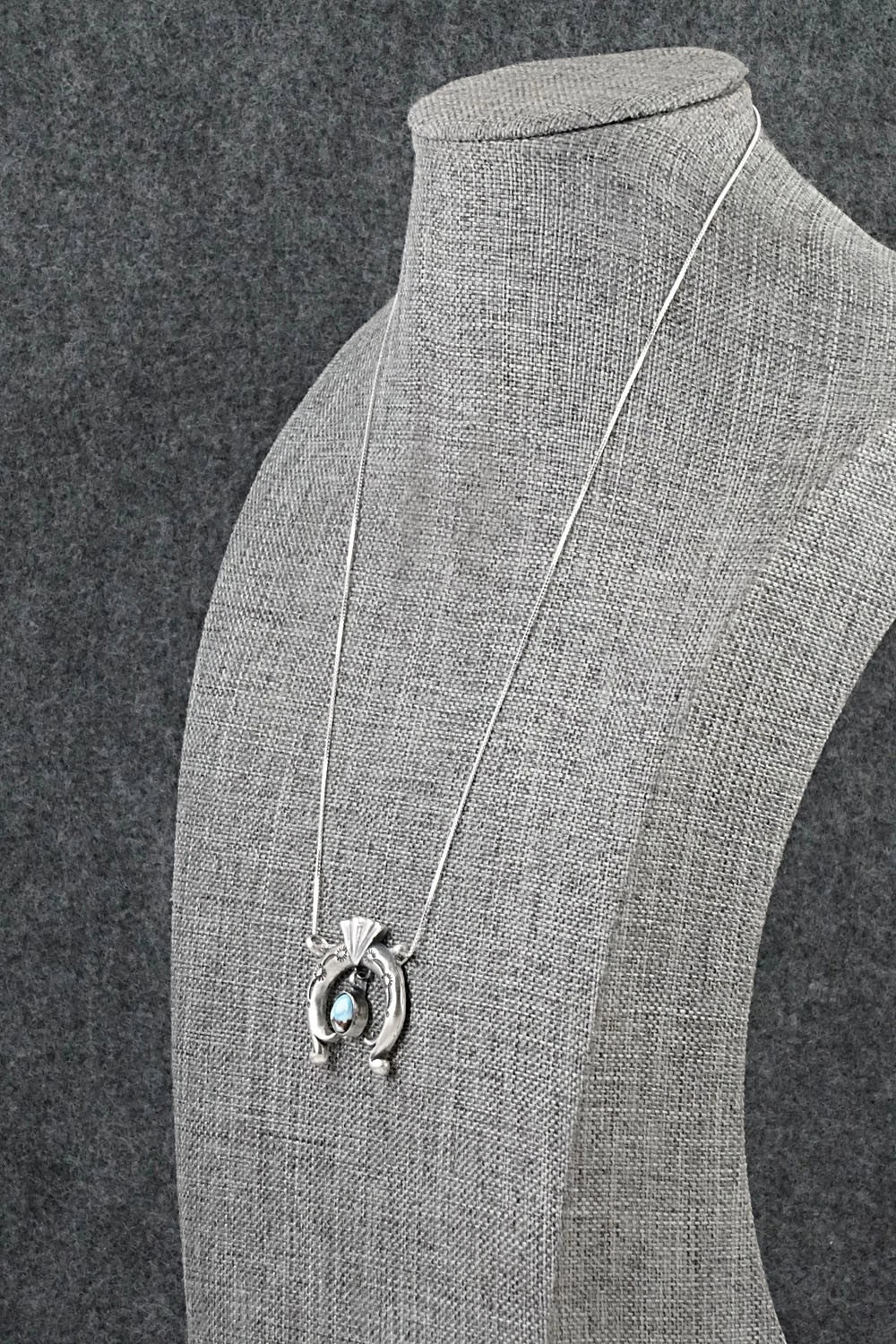Turquoise & Sterling Silver Necklace - Gary Shorty