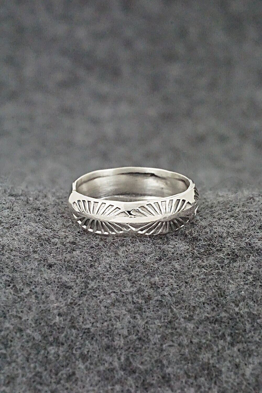 Sterling Silver Ring - Elaine Tahe - Size 8