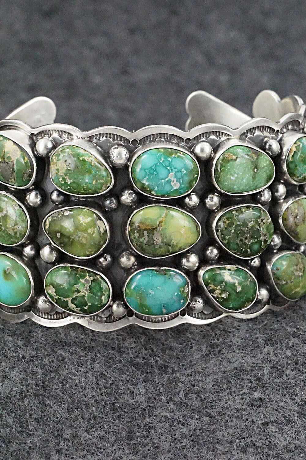 Turquoise & Sterling Silver Bracelet - Tom Lewis