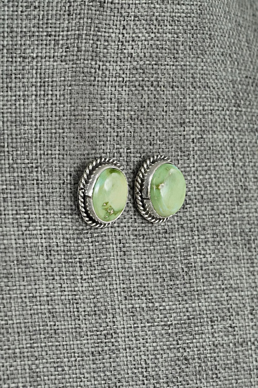 Turquoise & Sterling Silver Earrings - Rosemary Saunders
