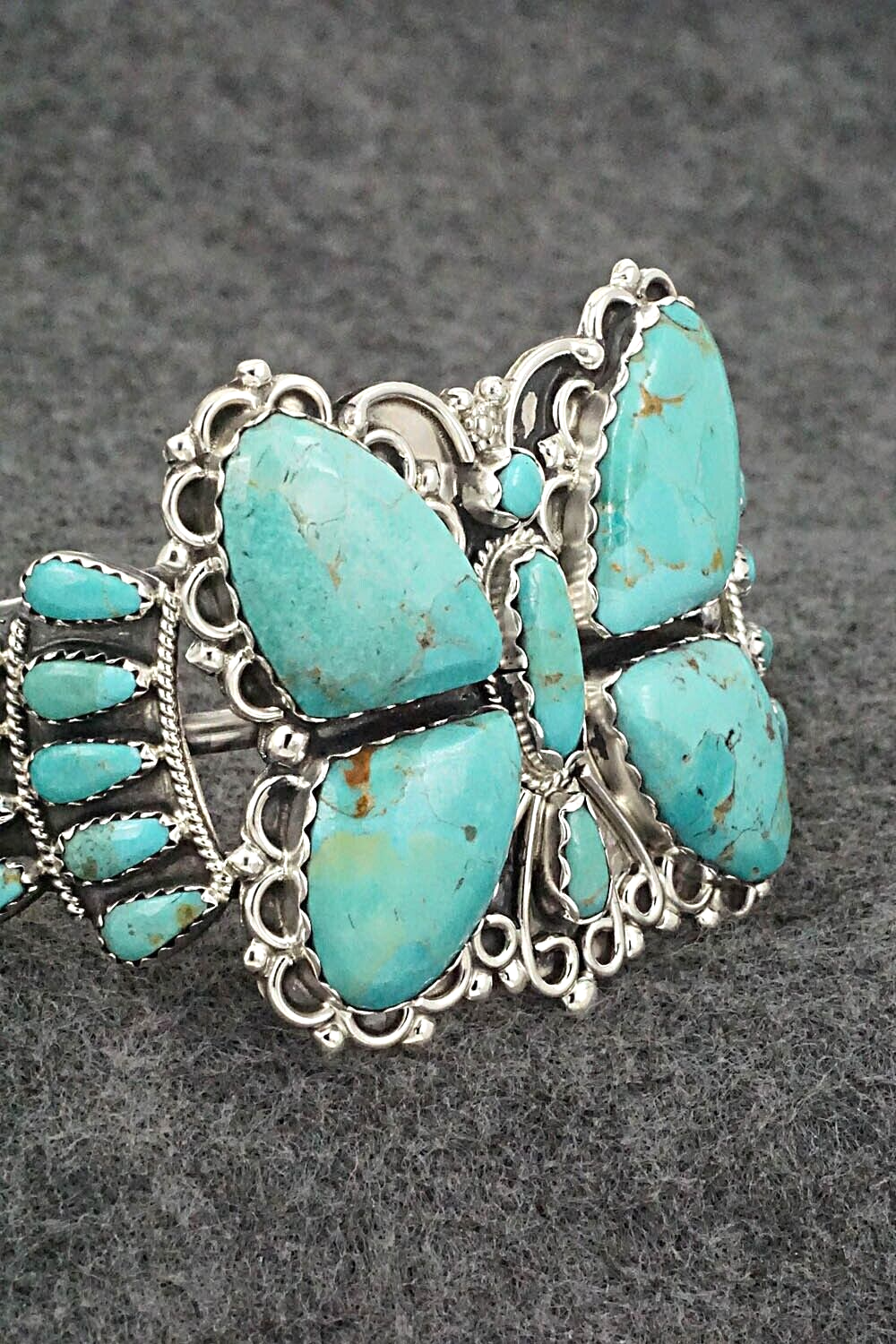 Turquoise & Sterling Silver Bracelet - Zeita Begay