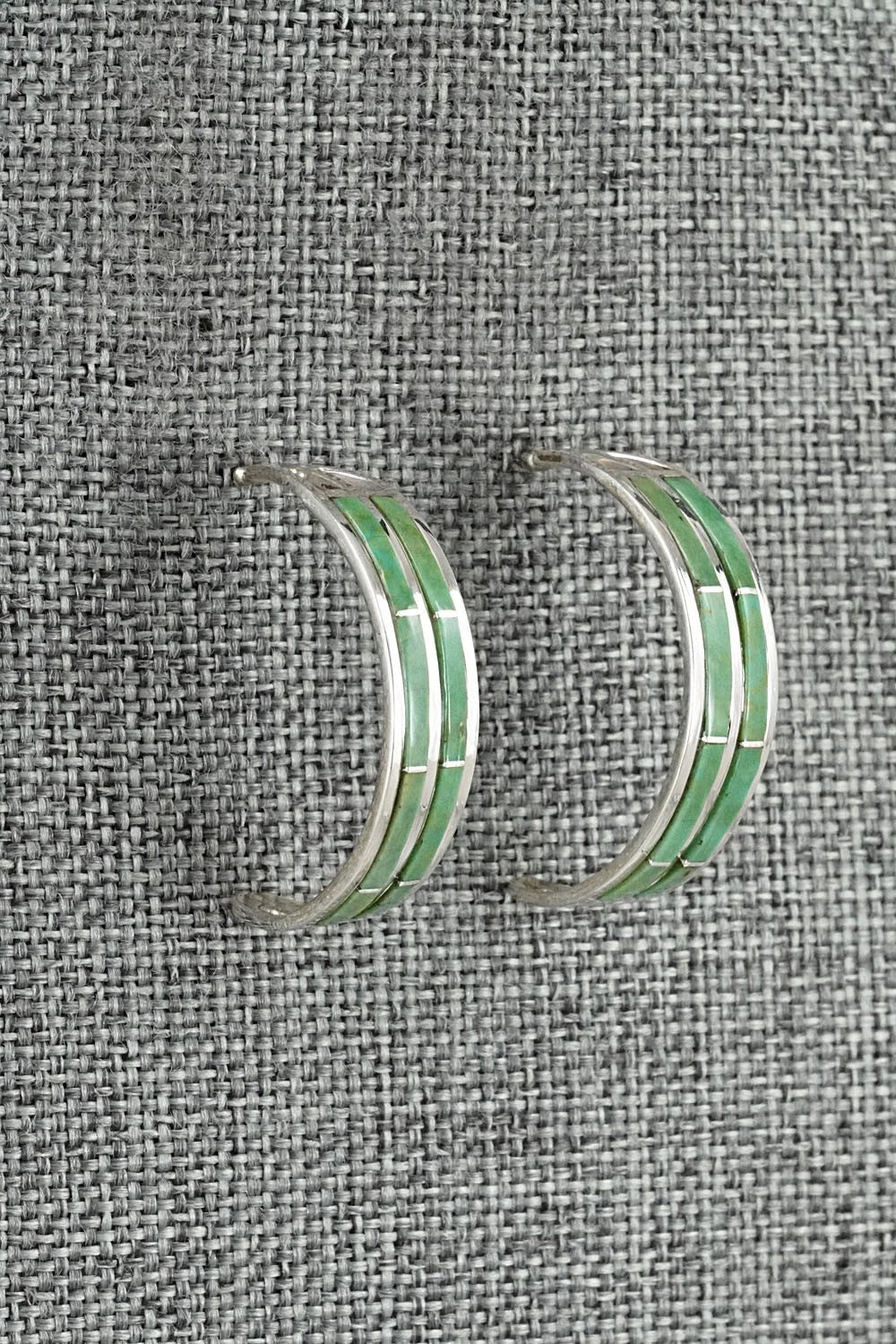 Turquoise & Sterling Silver Earrings - Andrew Enrico