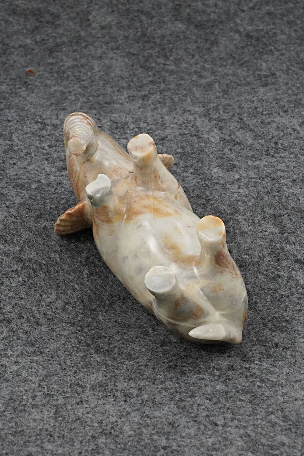 Elephant Zuni Fetish Carving - Clayton Panteah