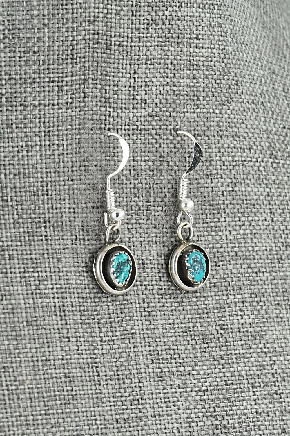 Turquoise & Sterling Silver Squash Blossom Set - Phil Garcia