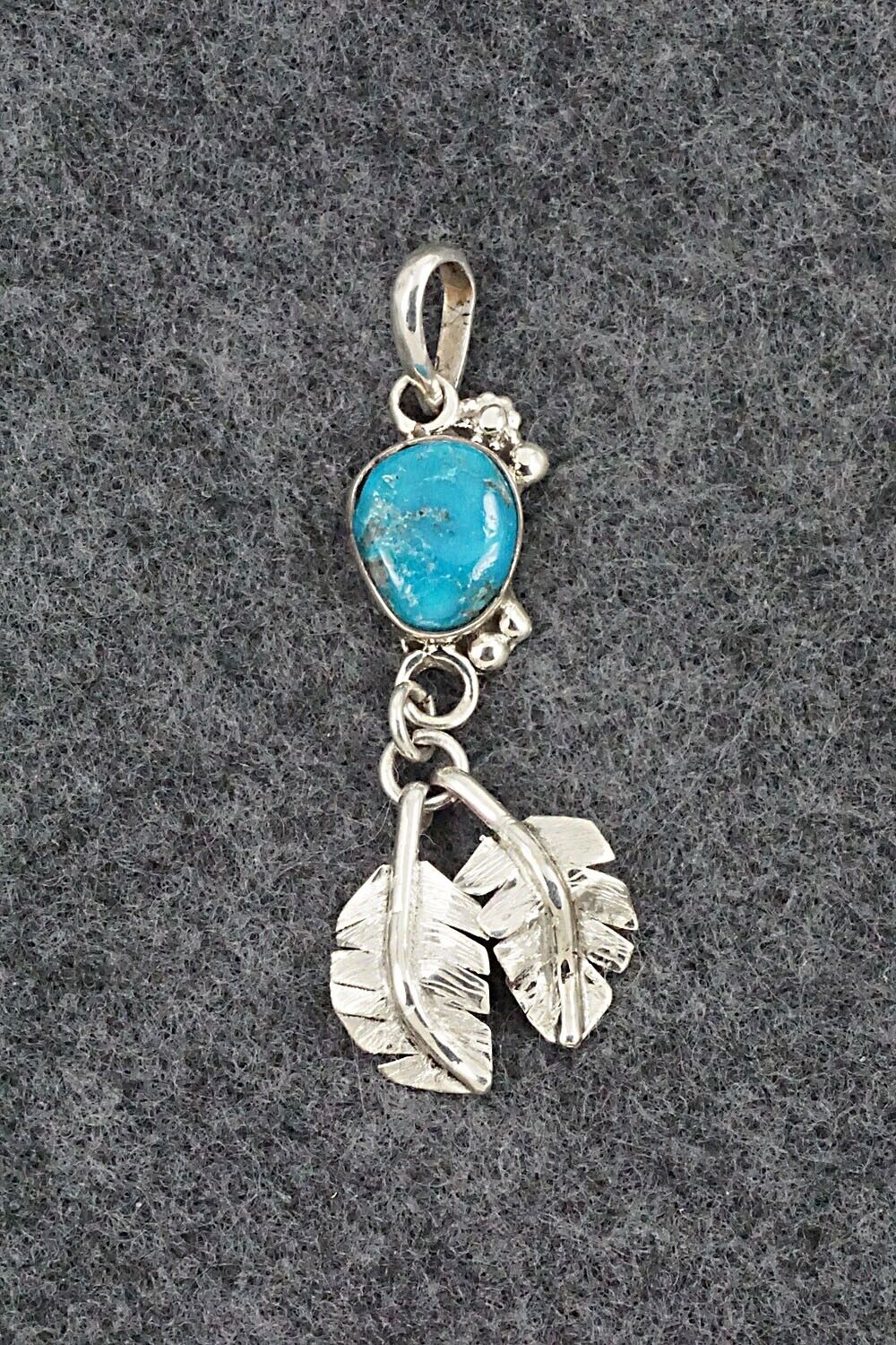 Turquoise & Sterling Silver Pendant - Tammy Deysee