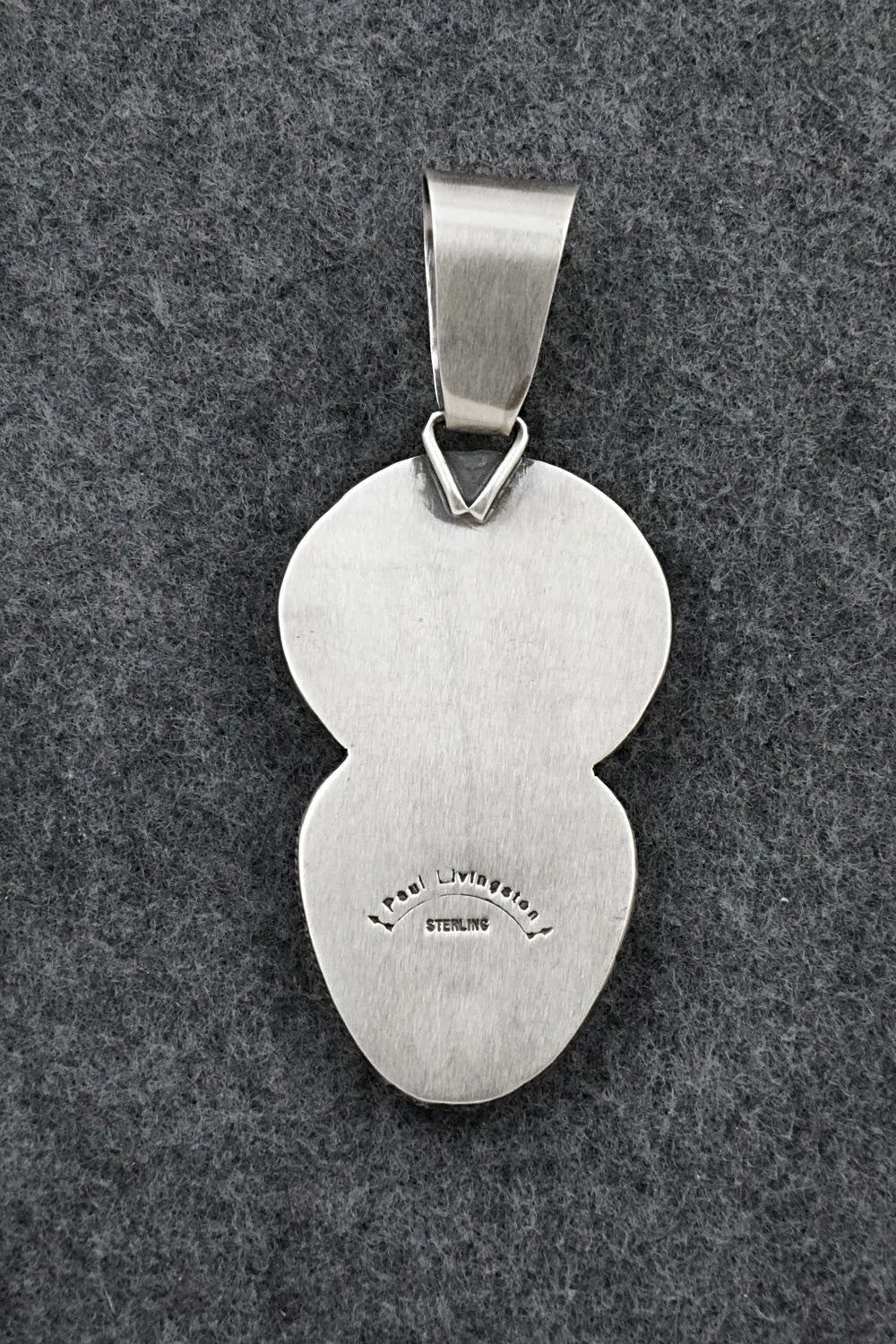 Turquoise & Sterling Silver Pendant - Paul Livingston