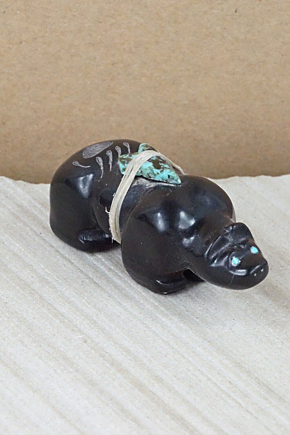 Bear Zuni Fetish Carving Jonathan Natewa High Lonesome Trading