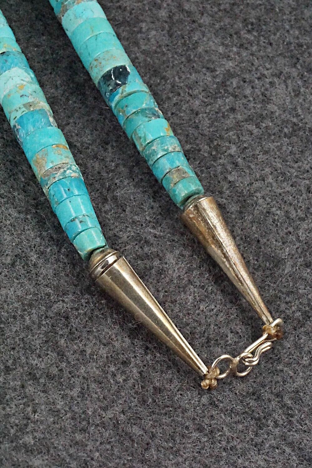 Turquoise & Sterling Silver Necklace - Joe Garcia