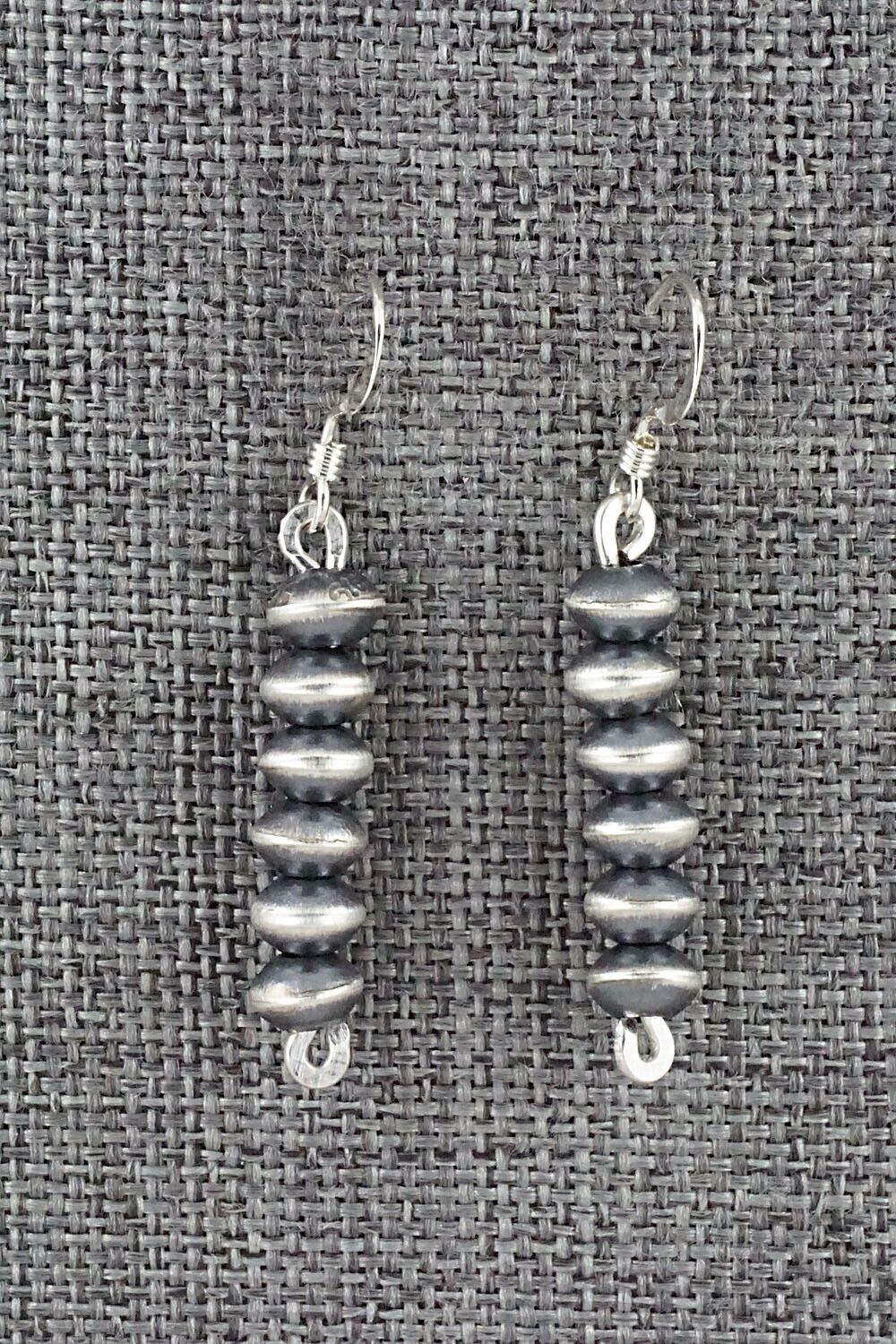 Sterling Silver Navajo Pearl Earrings - Preston Haley