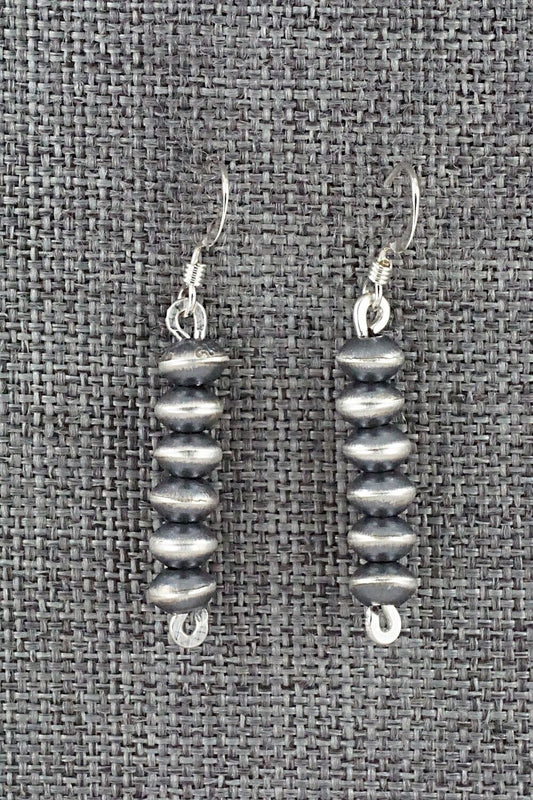 Sterling Silver Navajo Pearl Earrings - Preston Haley