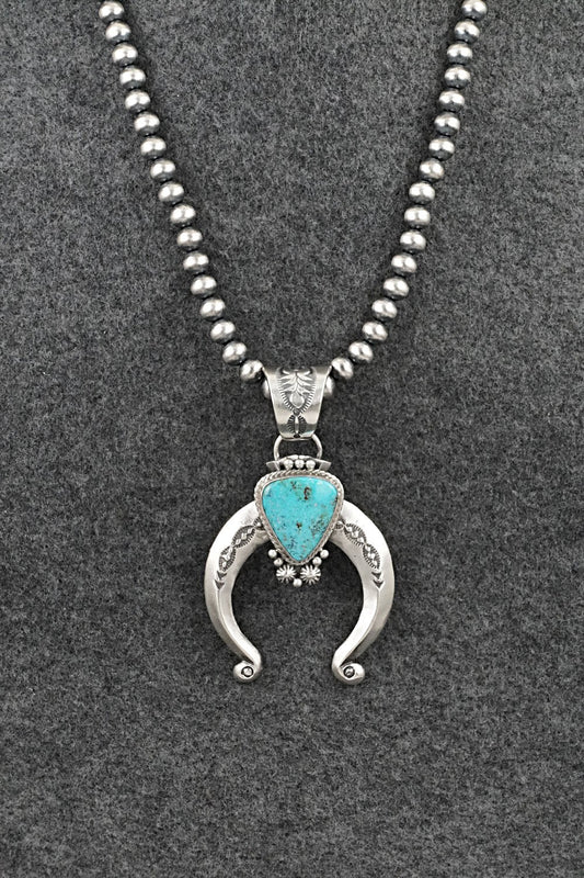 Turquoise & Sterling Silver Necklace - Samuel Yellowhair
