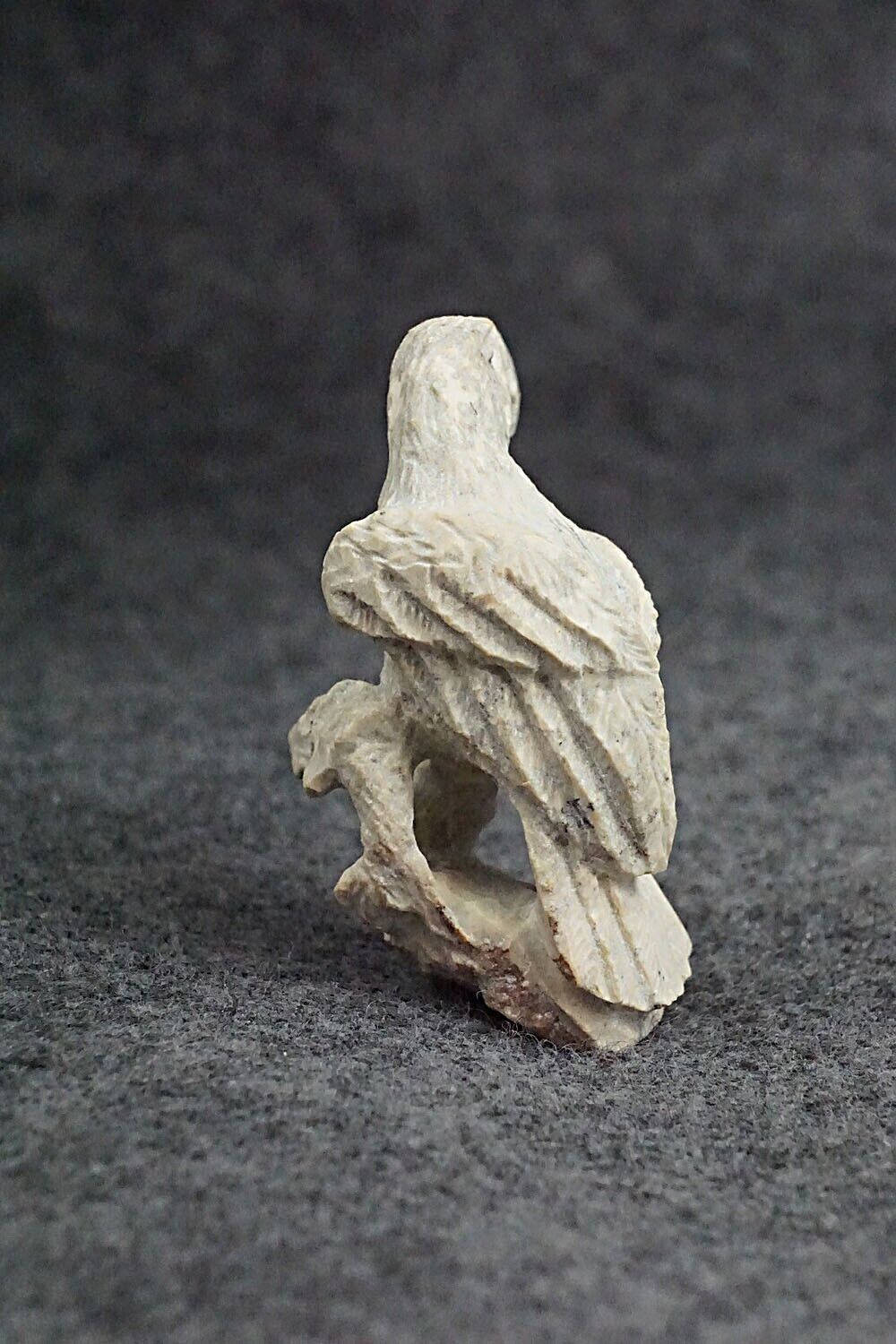 Eagle with Fish Zuni Fetish Carving - Lewis Malie