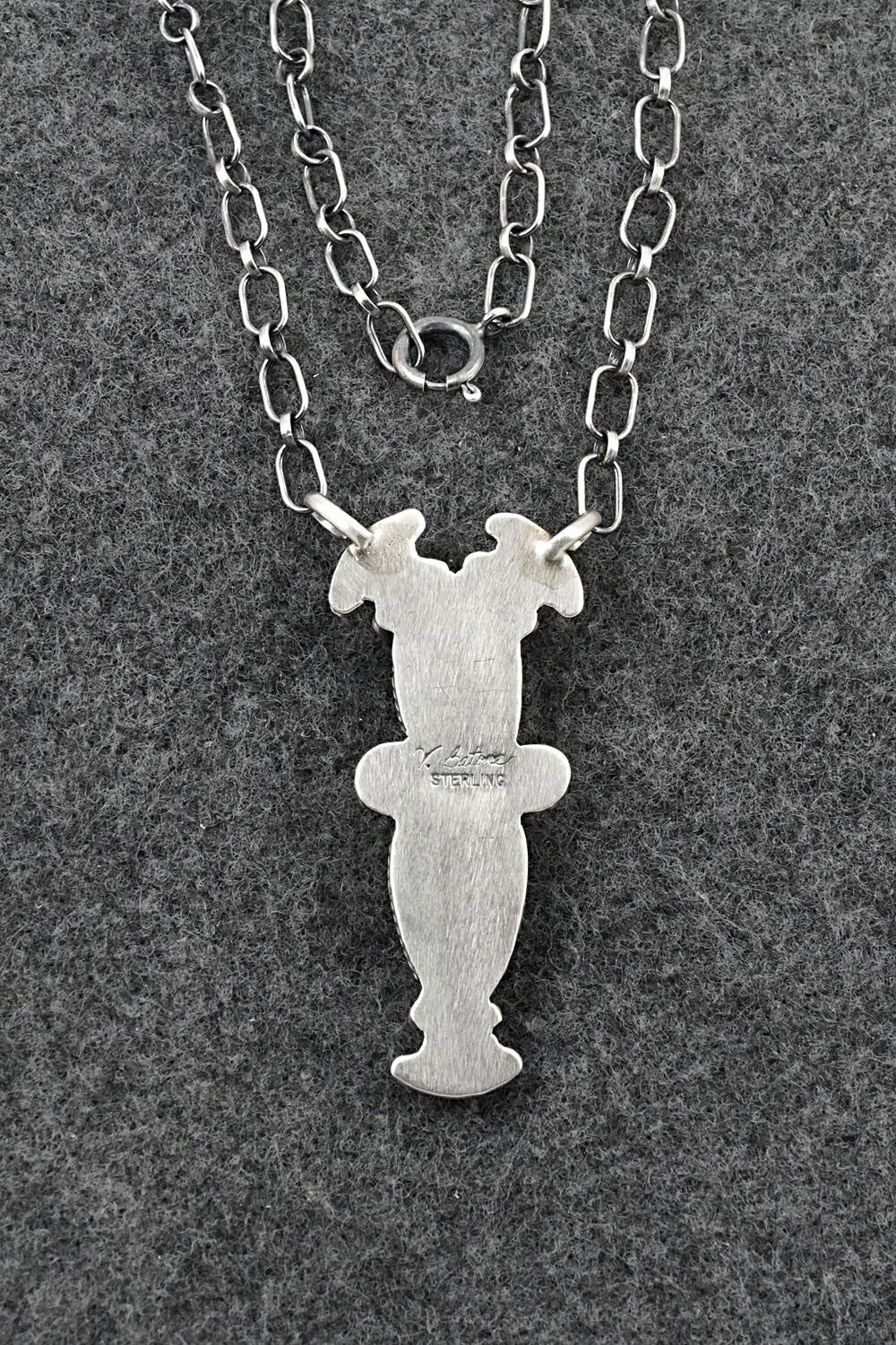 Turquoise & Sterling Silver Necklace - Verley Betone