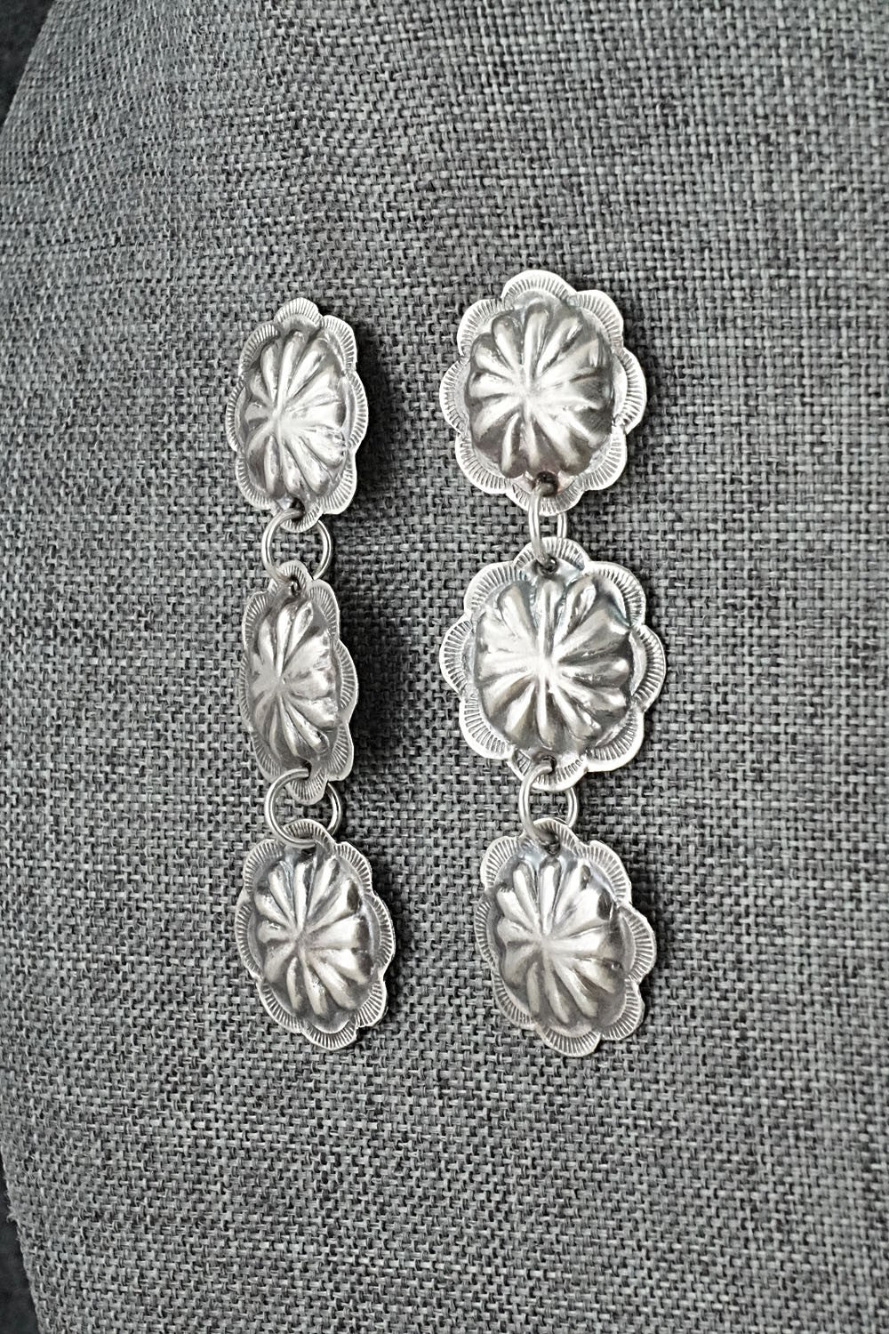 Sterling Silver Earrings - Joan Begay