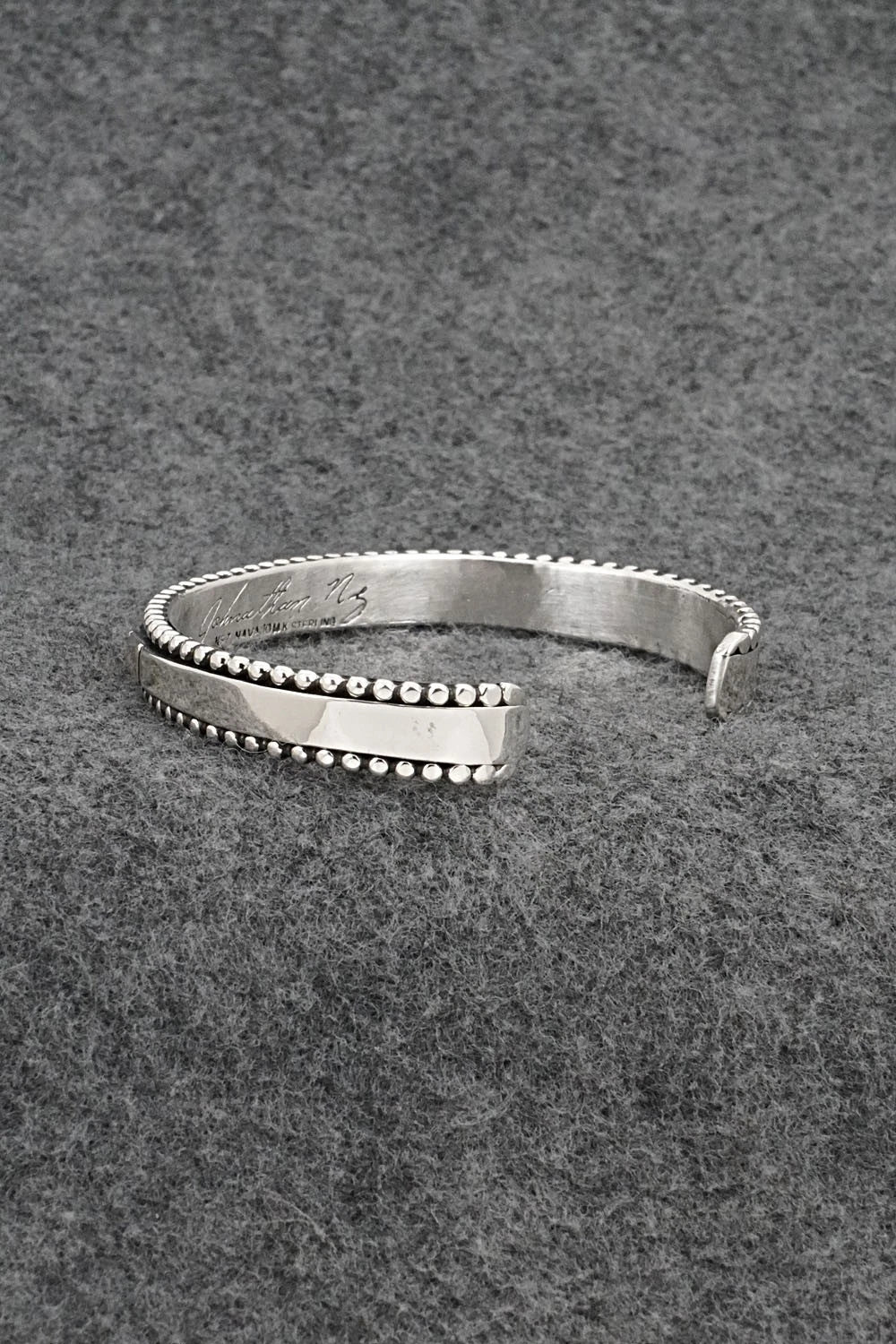 Sterling Silver and 14k Gold Bracelet - Jonathan Nez