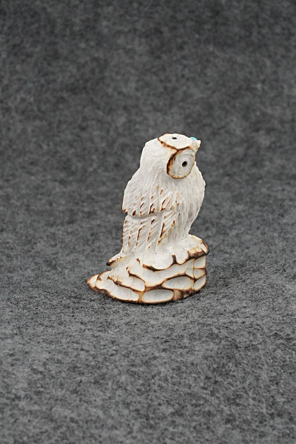 Owl Zuni Fetish Carving - Ruben Najera