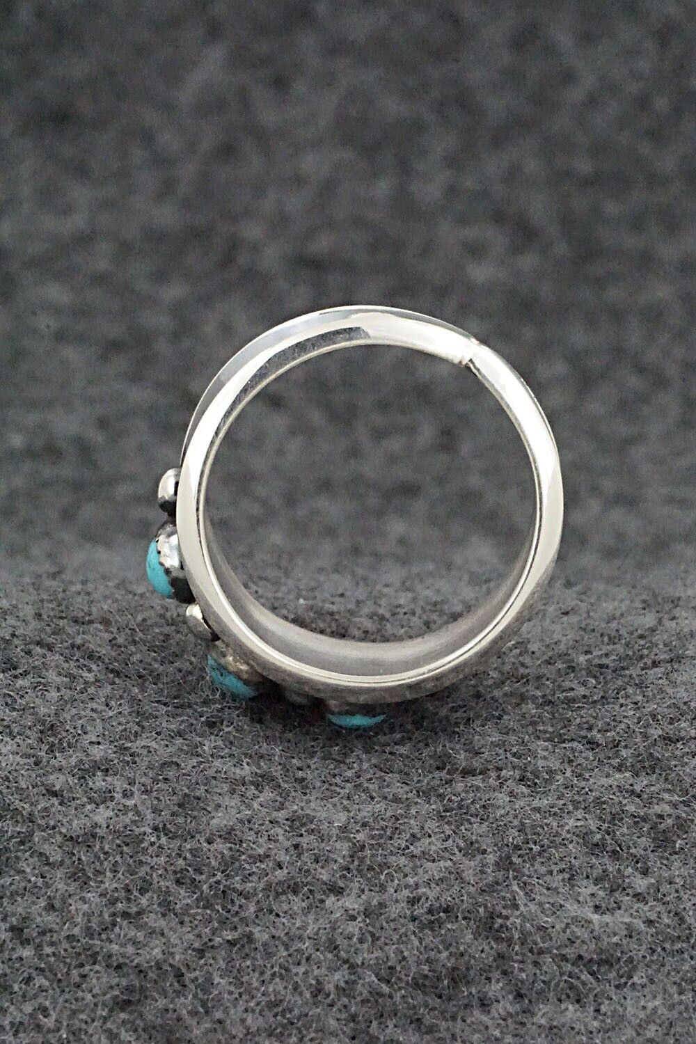 Turquoise & Sterling Silver Ring - Paul Largo - Size 11.5
