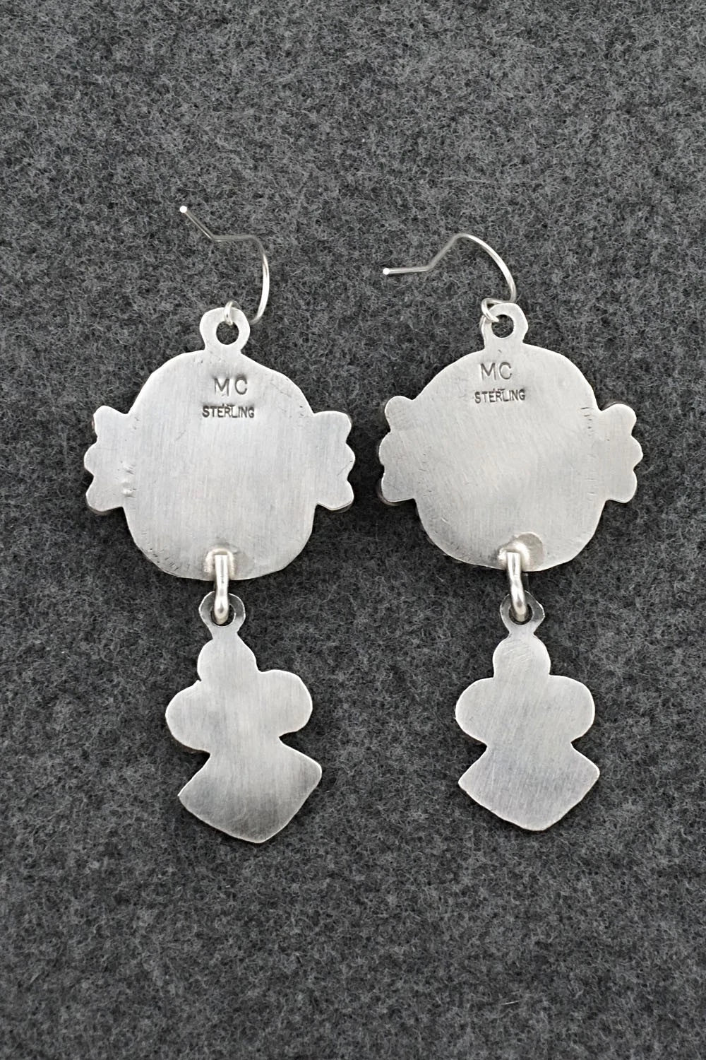 Turquoise & Sterling Silver Earrings - Michael Calladitto