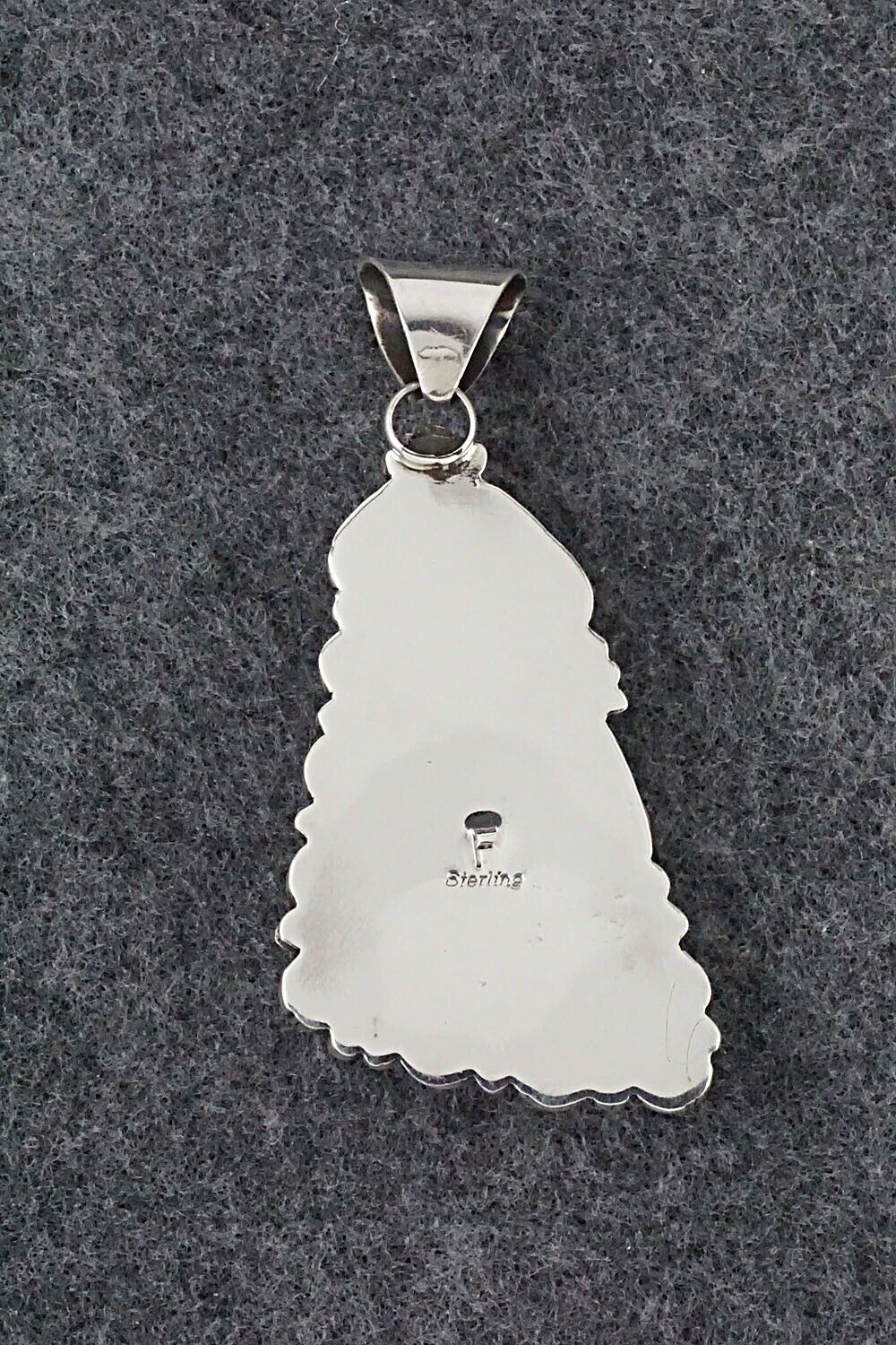 Wild Horse & Sterling Silver Pendant - Freda Martinez